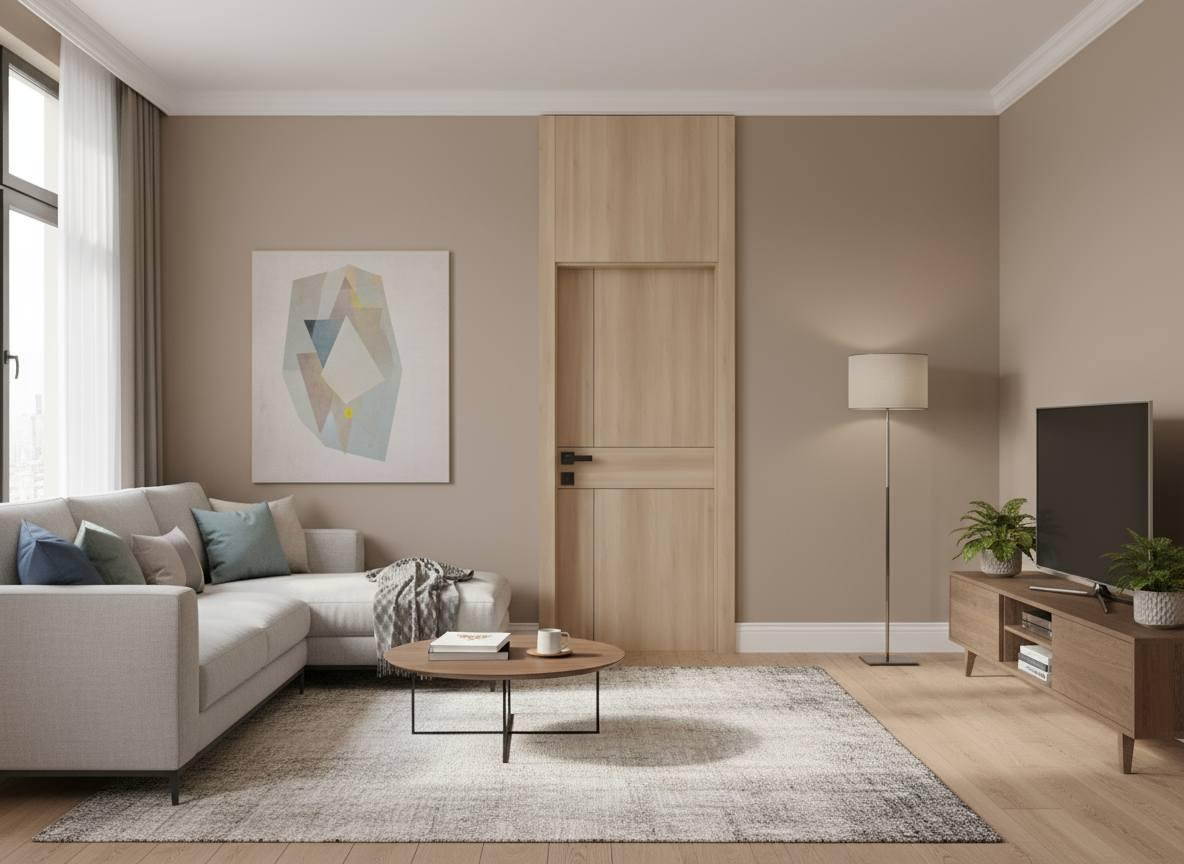 Wood doors factory in Riyadh showcasing a collection of premium wooden doors