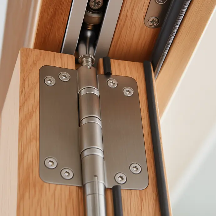 Finishing edges and preparing accessories for HPL doors